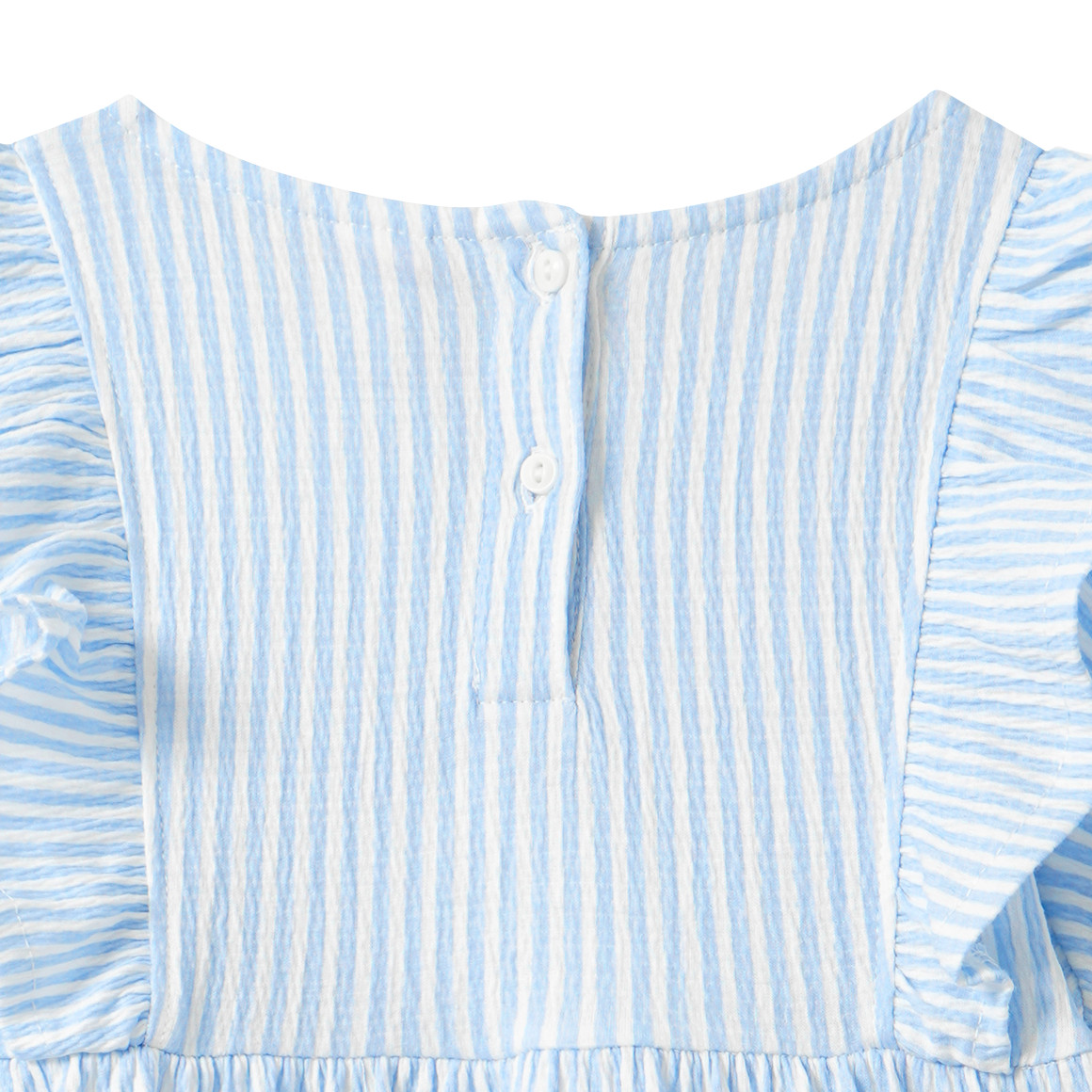 Mädchen Kleid mit Krepp-Struktur