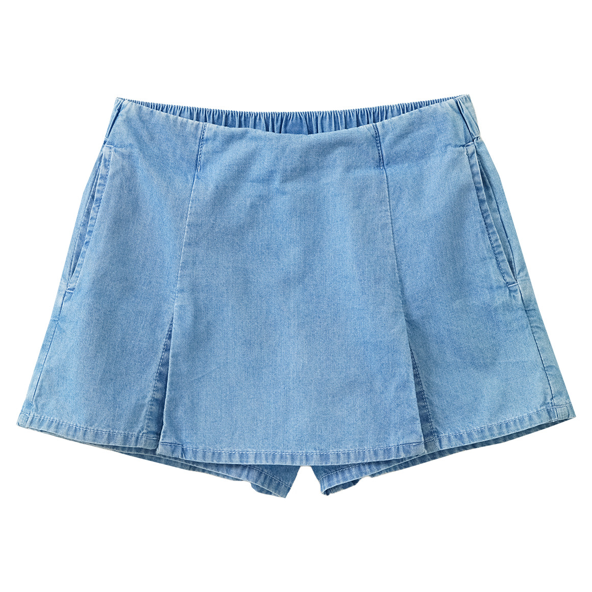 Jeansrok voor meisjes met ingebouwde short