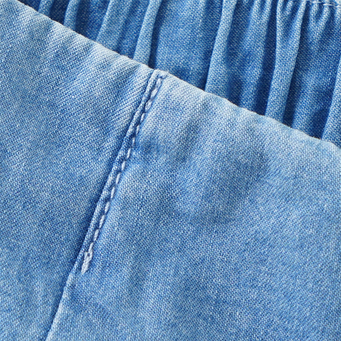 Jeansrok voor meisjes met ingebouwde short