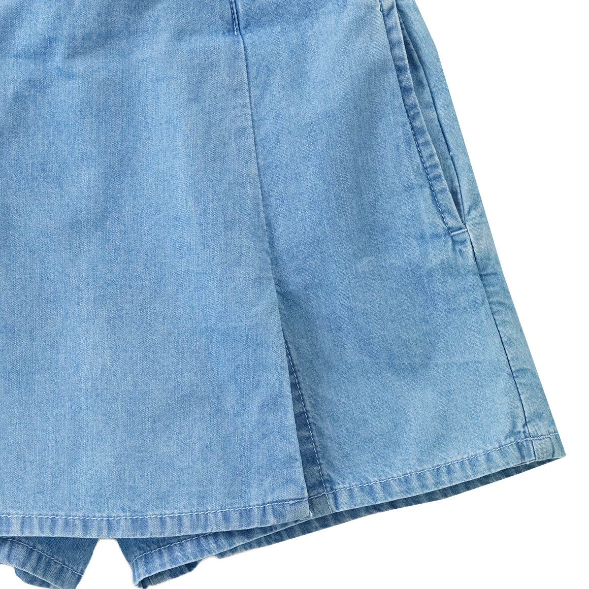 Jeansrok voor meisjes met ingebouwde short