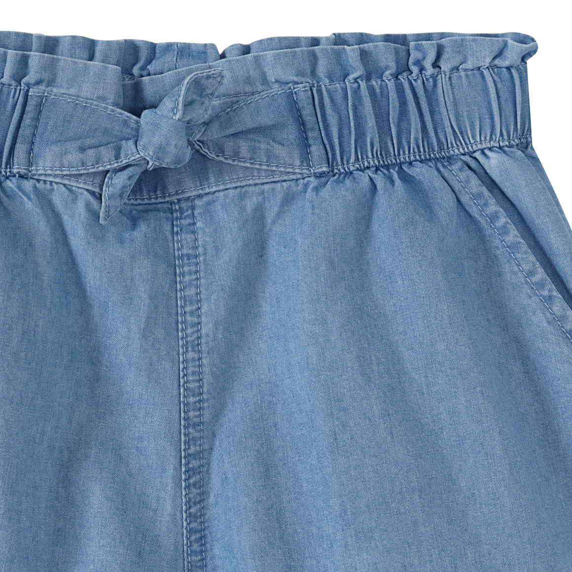 Mädchen Shorts aus leichtem Denim