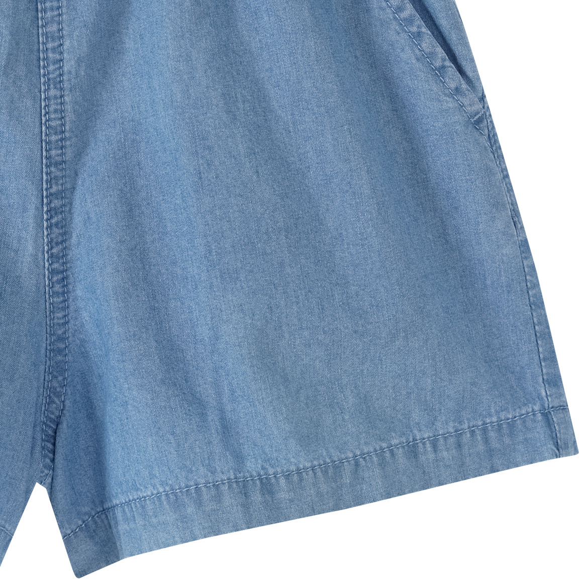 Mädchen Shorts aus leichtem Denim