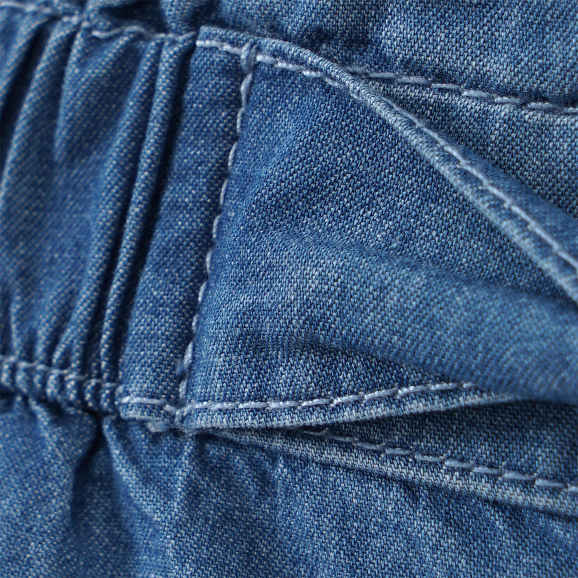 Mädchen Shorts aus leichtem Denim