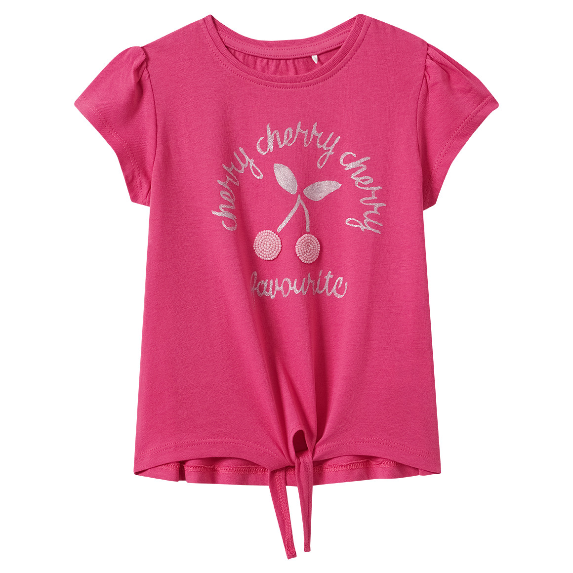 Mädchen T-Shirt mit Knotendetail