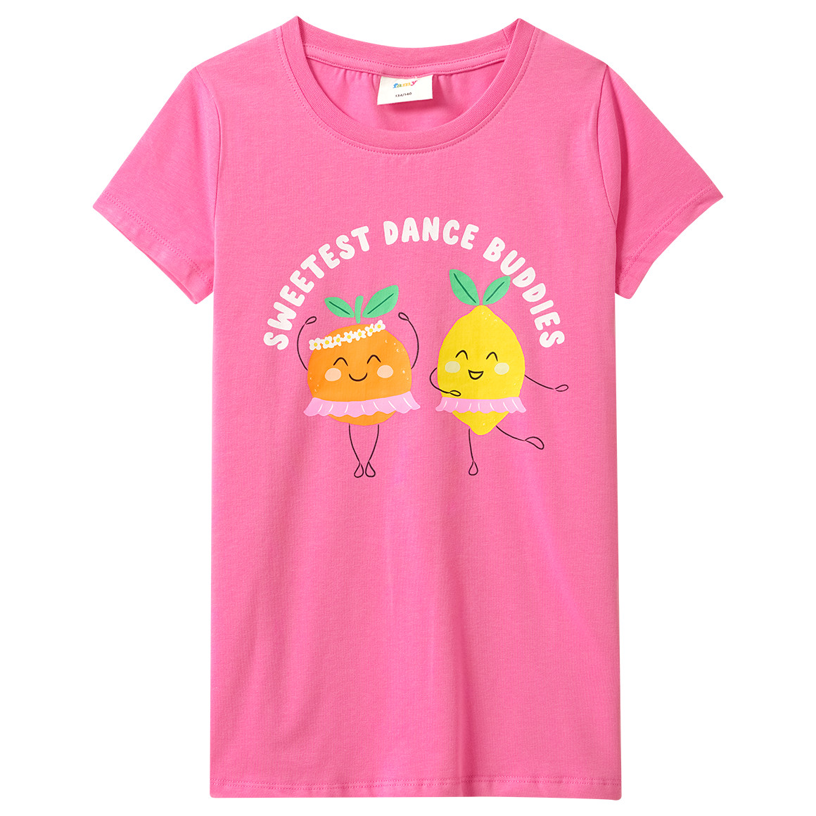 3 Mädchen T-Shirts mit bunten Motiven