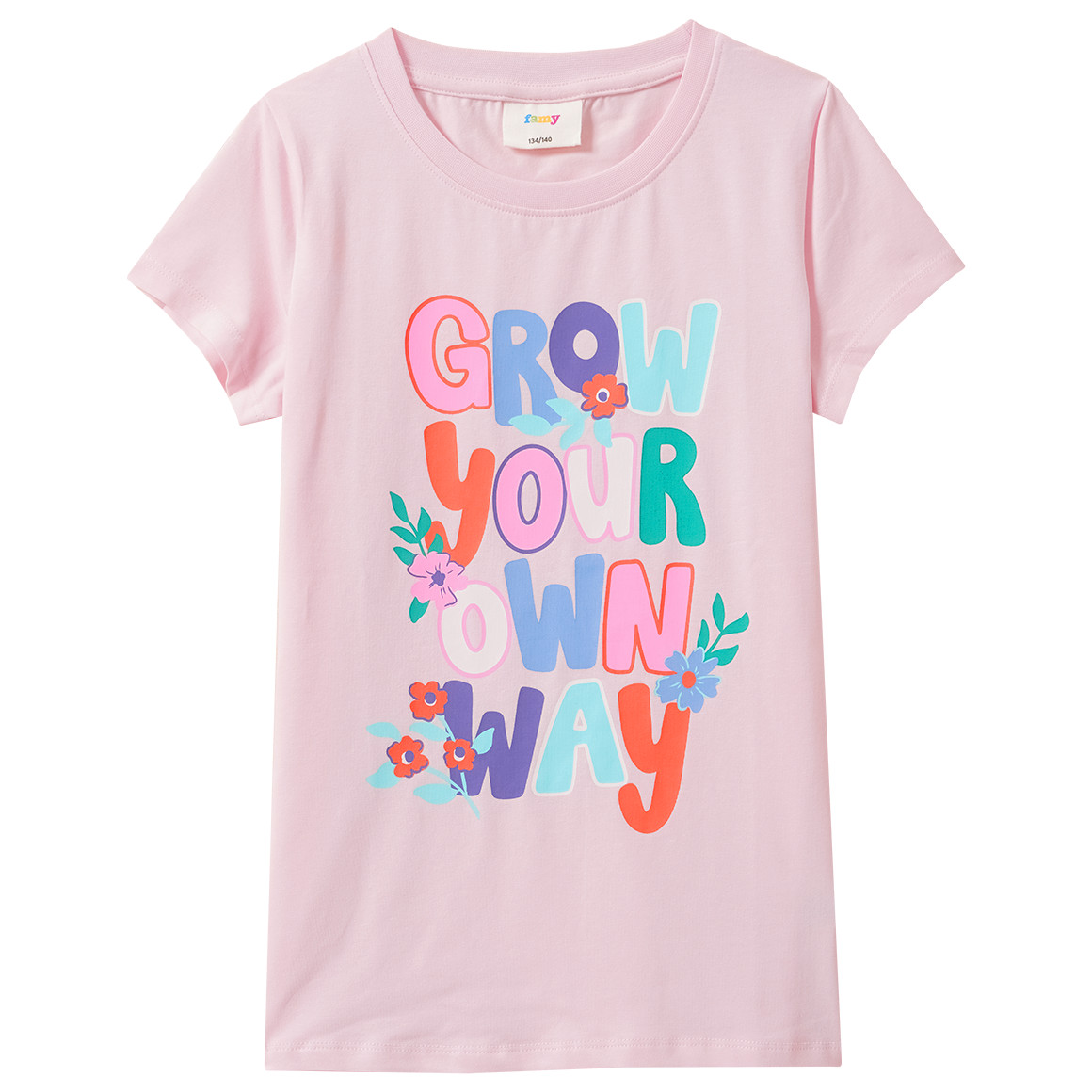 3 Mädchen T-Shirts mit bunten Motiven