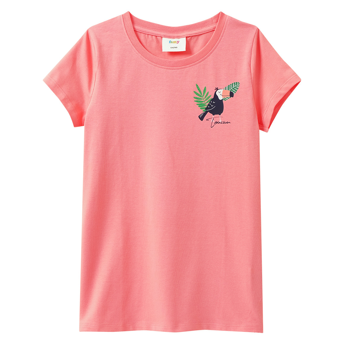 3 Mädchen T-Shirts mit bunten Motiven