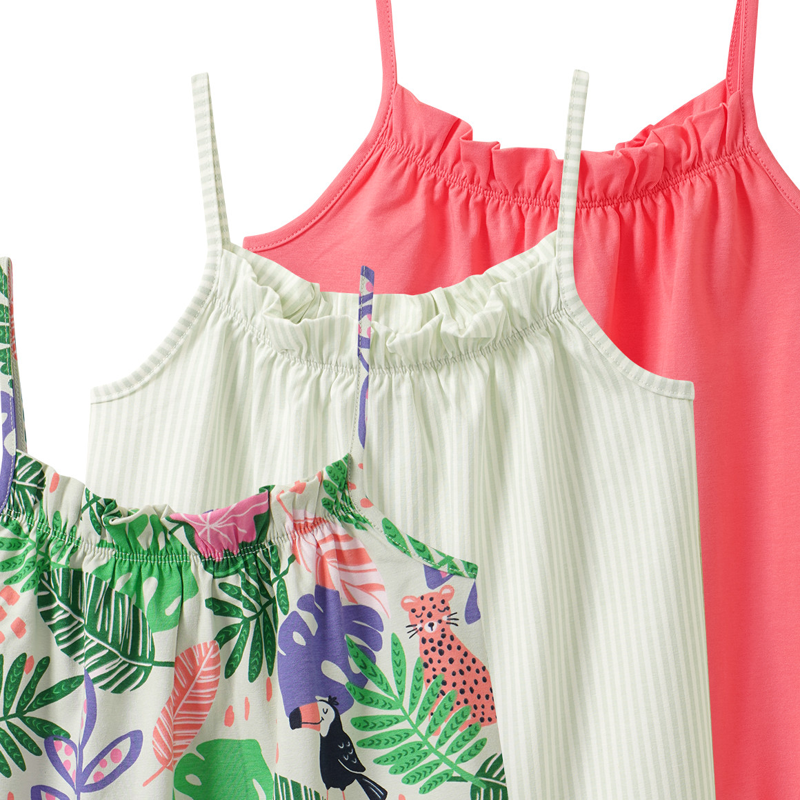 3 Mädchen Tops im Set