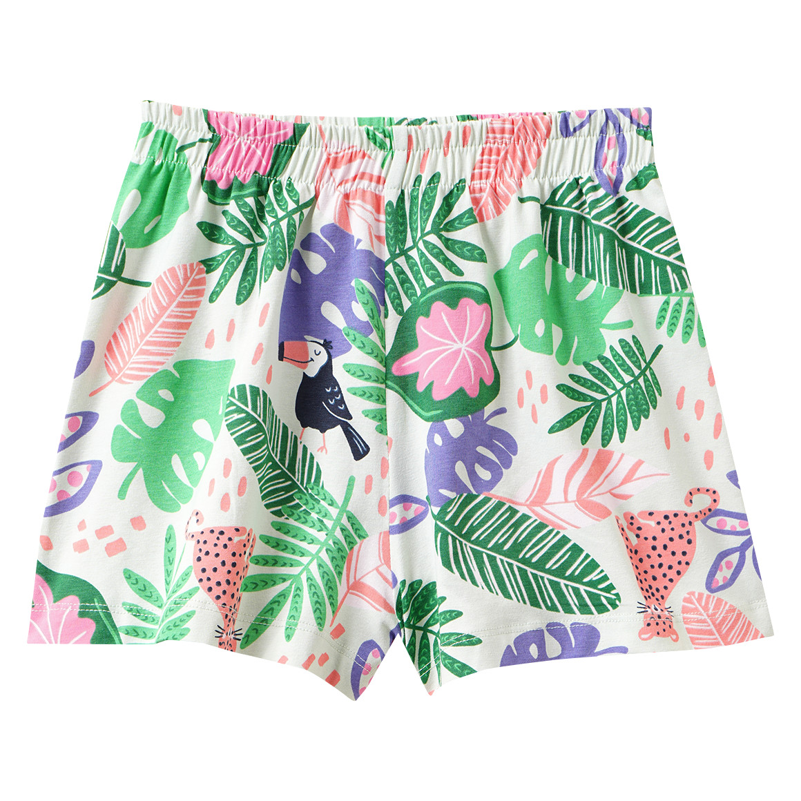 3 Mädchen Shorts mit bunten Motiven