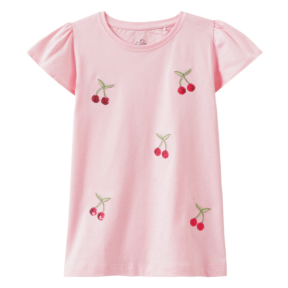 Mädchen T-Shirt mit Kirsch-Motiven