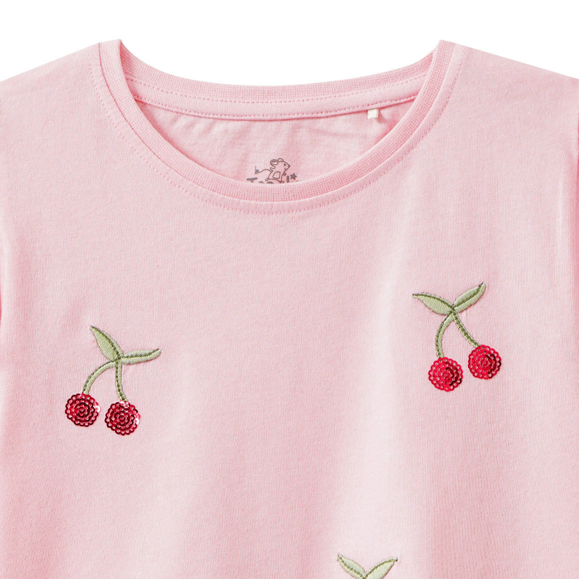Mädchen T-Shirt mit Kirsch-Motiven