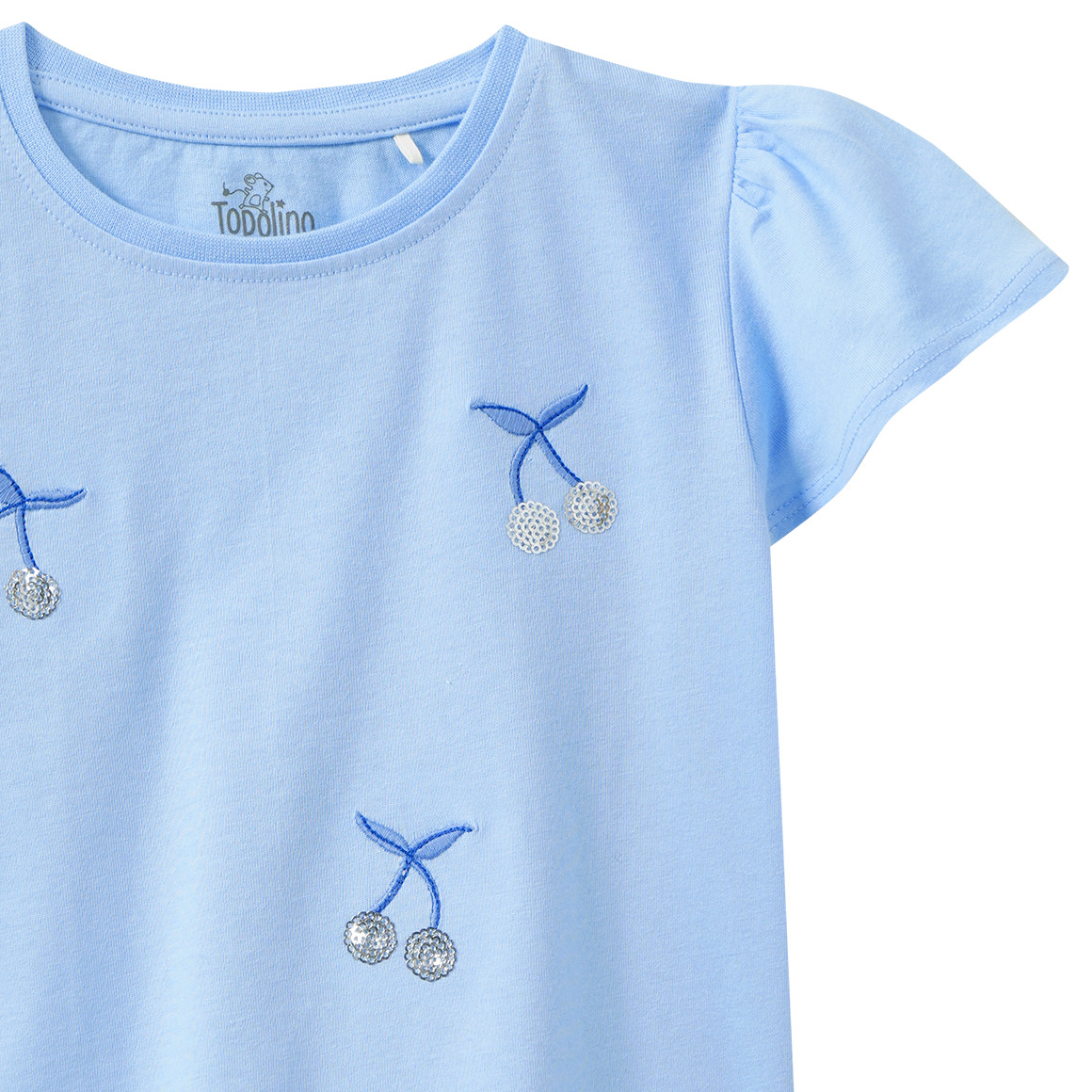 Mädchen T-Shirt mit Kirsch-Motiven