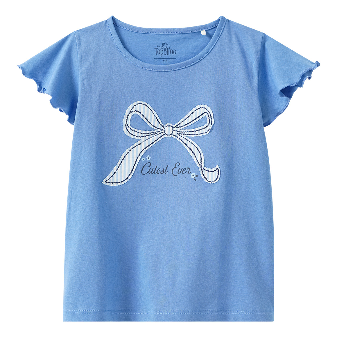 Mädchen T-Shirt mit Schleifen-Motiv