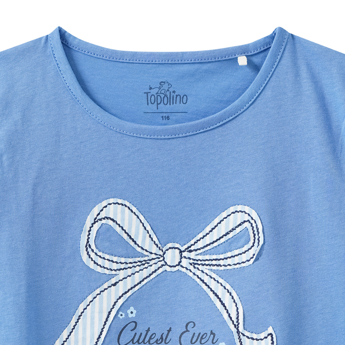Mädchen T-Shirt mit Schleifen-Motiv