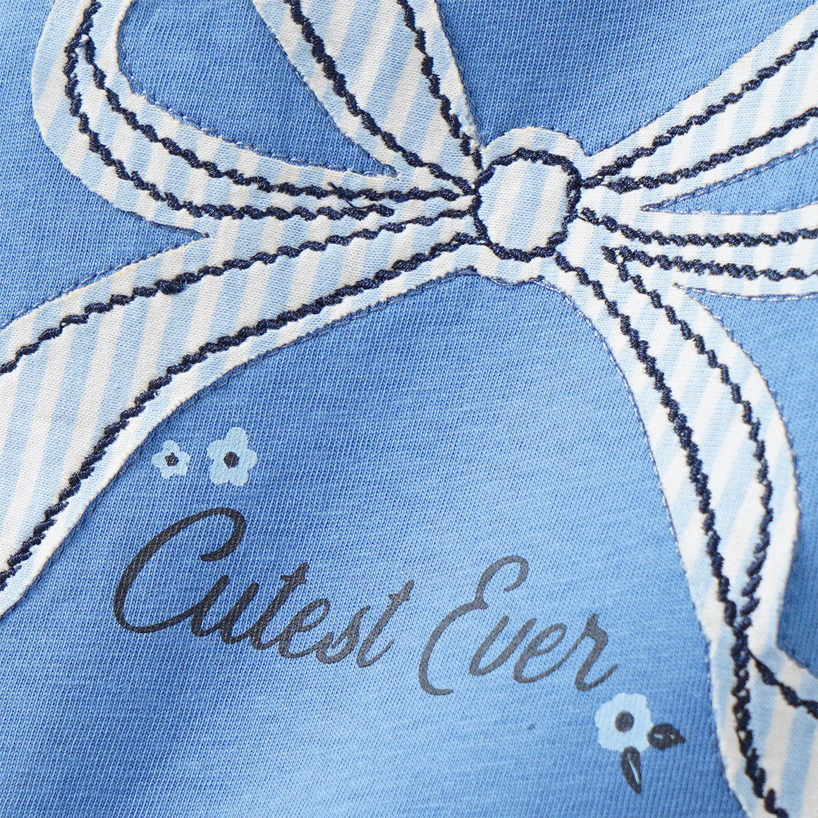 Mädchen T-Shirt mit Schleifen-Motiv
