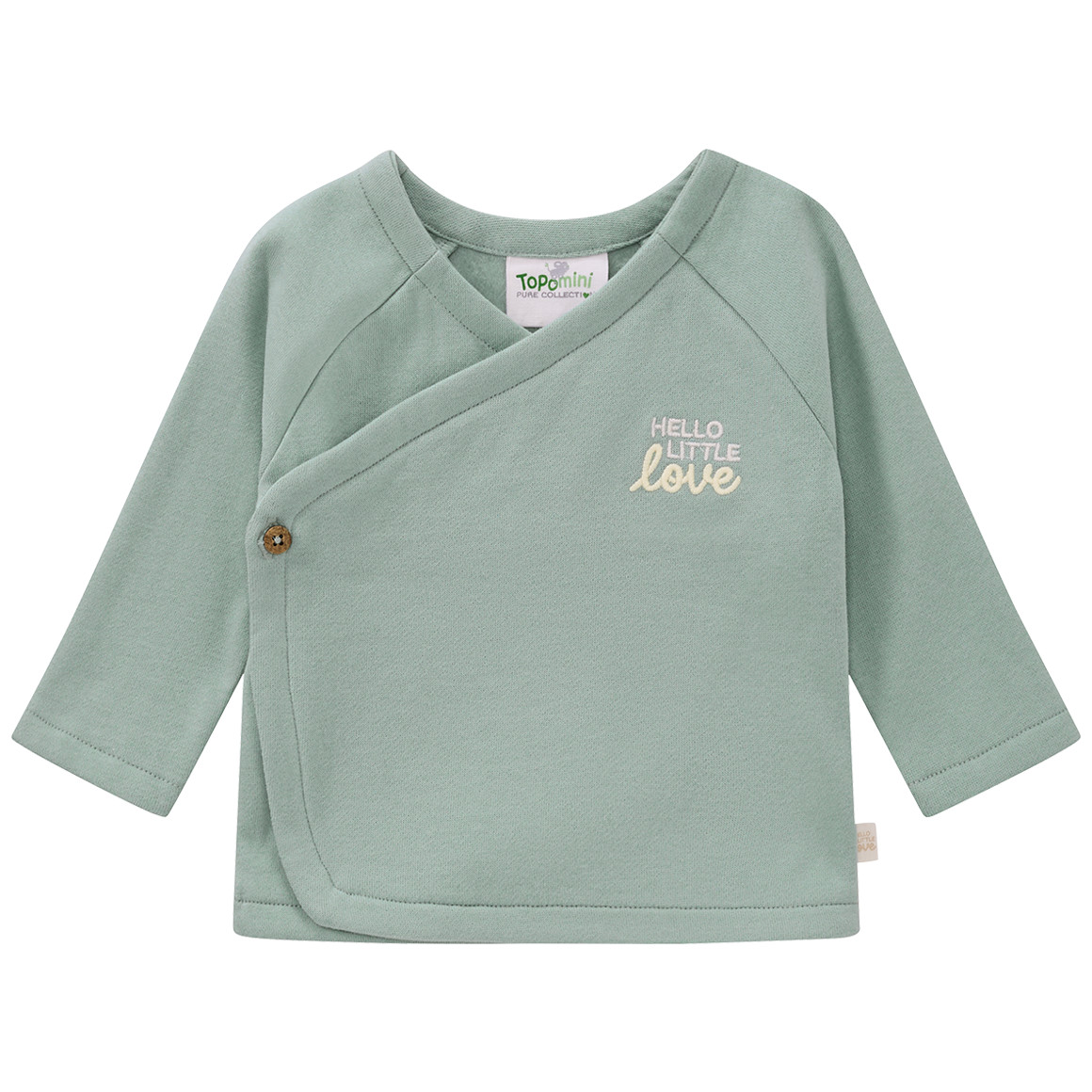 Newborn Wickeljacke mit gesticktem Schriftzug