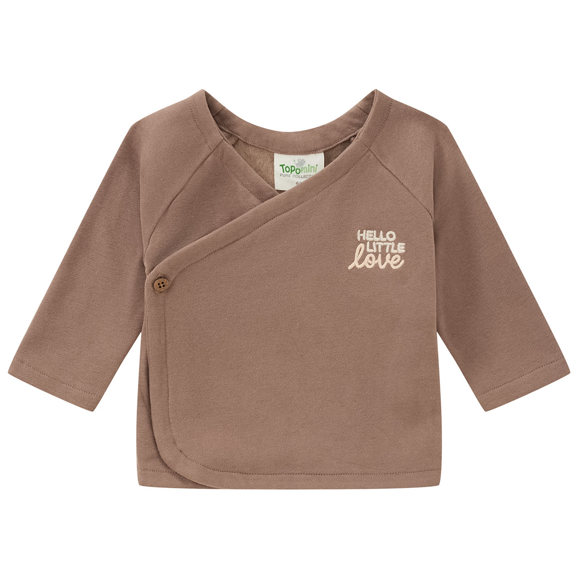 Newborn Wickeljacke mit gesticktem Schriftzug