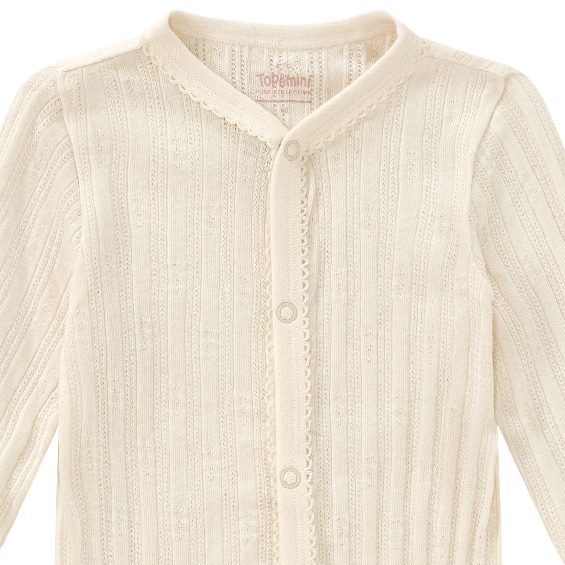 Newborn Schlafanzug mit Rippstruktur