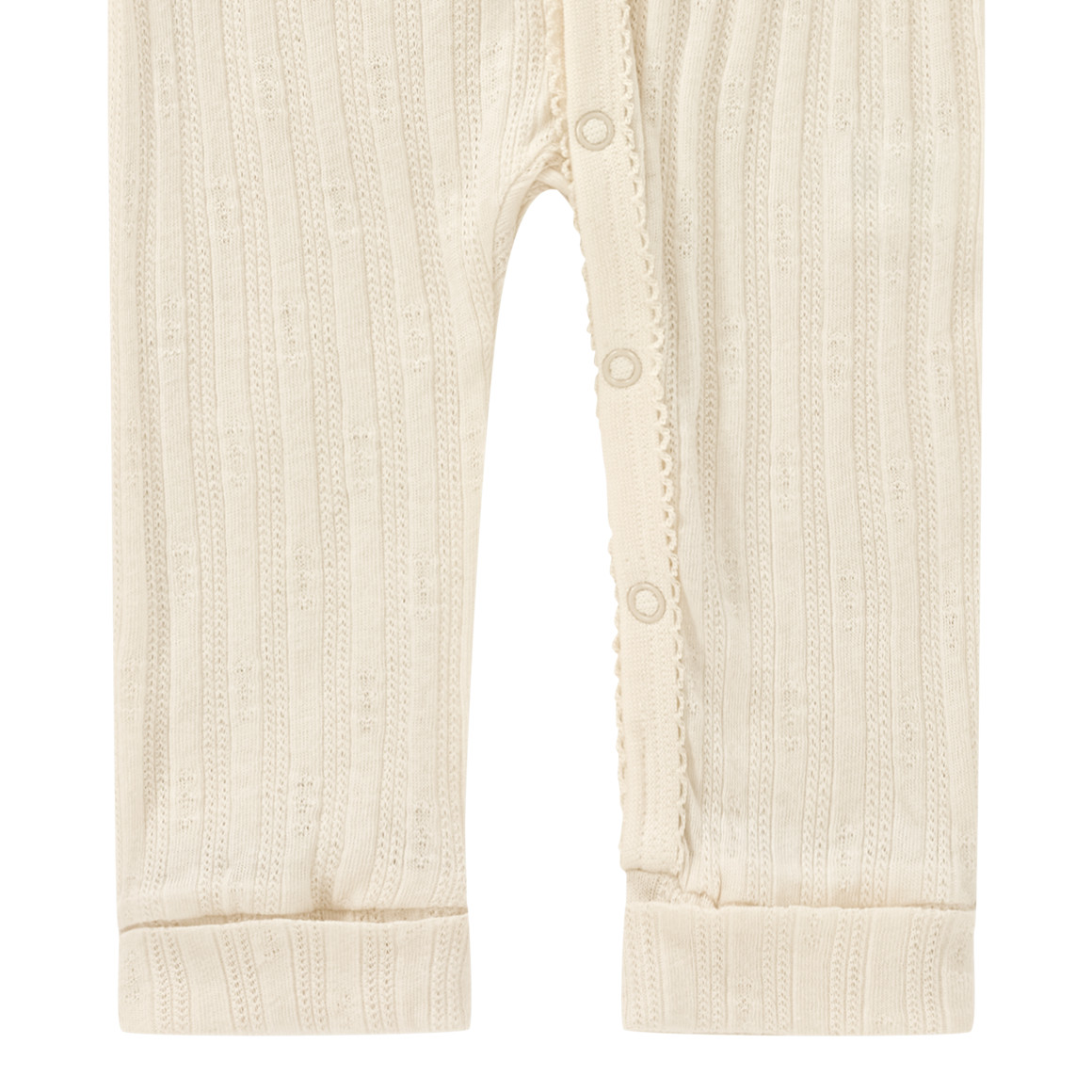 Newborn Schlafanzug mit Rippstruktur