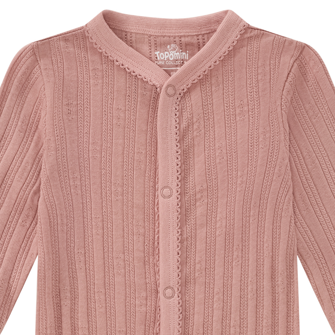 Newborn Schlafanzug mit Rippstruktur