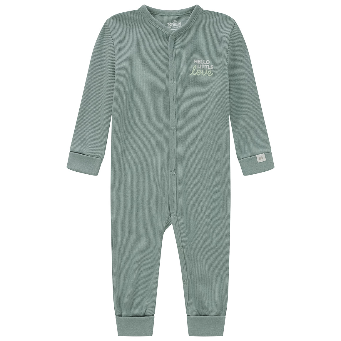 Newborn Schlafanzug mit Rippstruktur