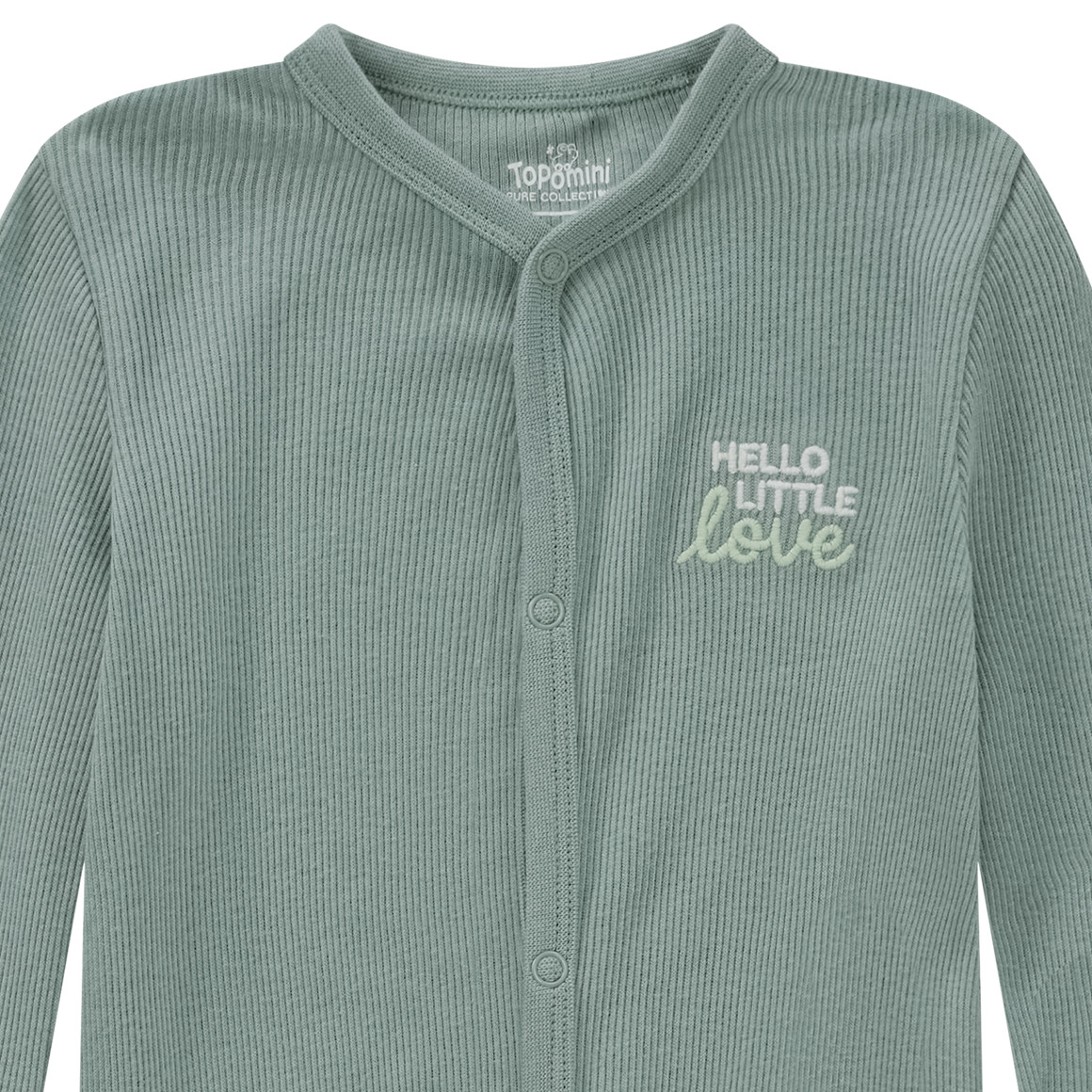 Newborn Schlafanzug mit Rippstruktur