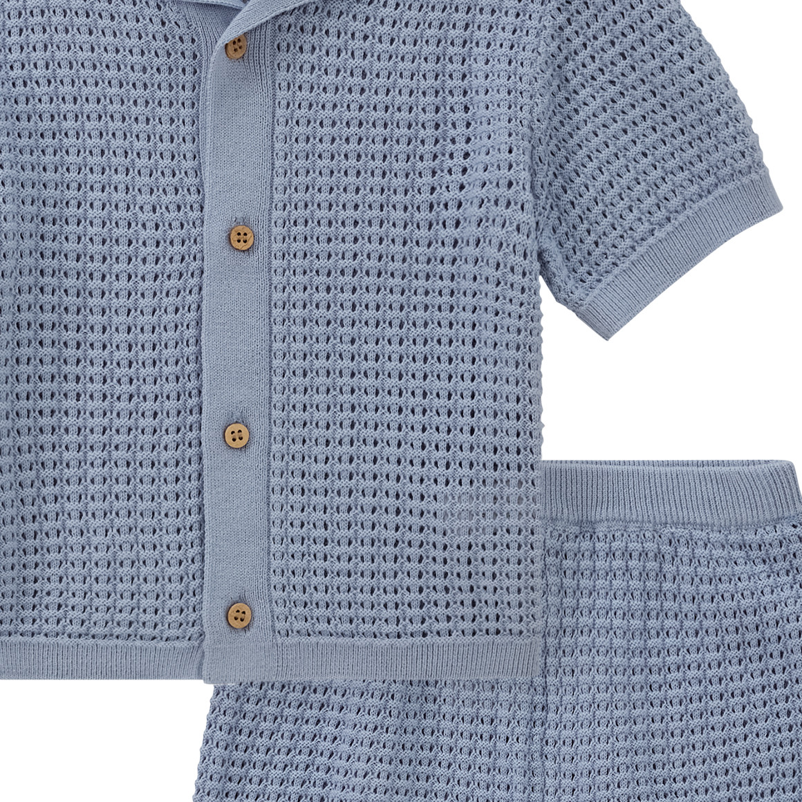 Baby Strick-Set mit Shirt und Hose