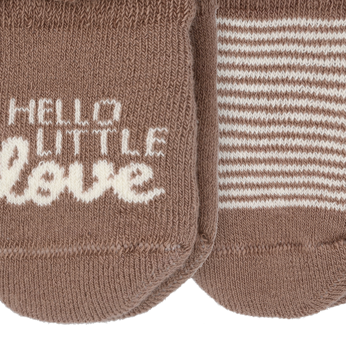 2 Paar Newborn Frottee-Socken mit Umschlag
