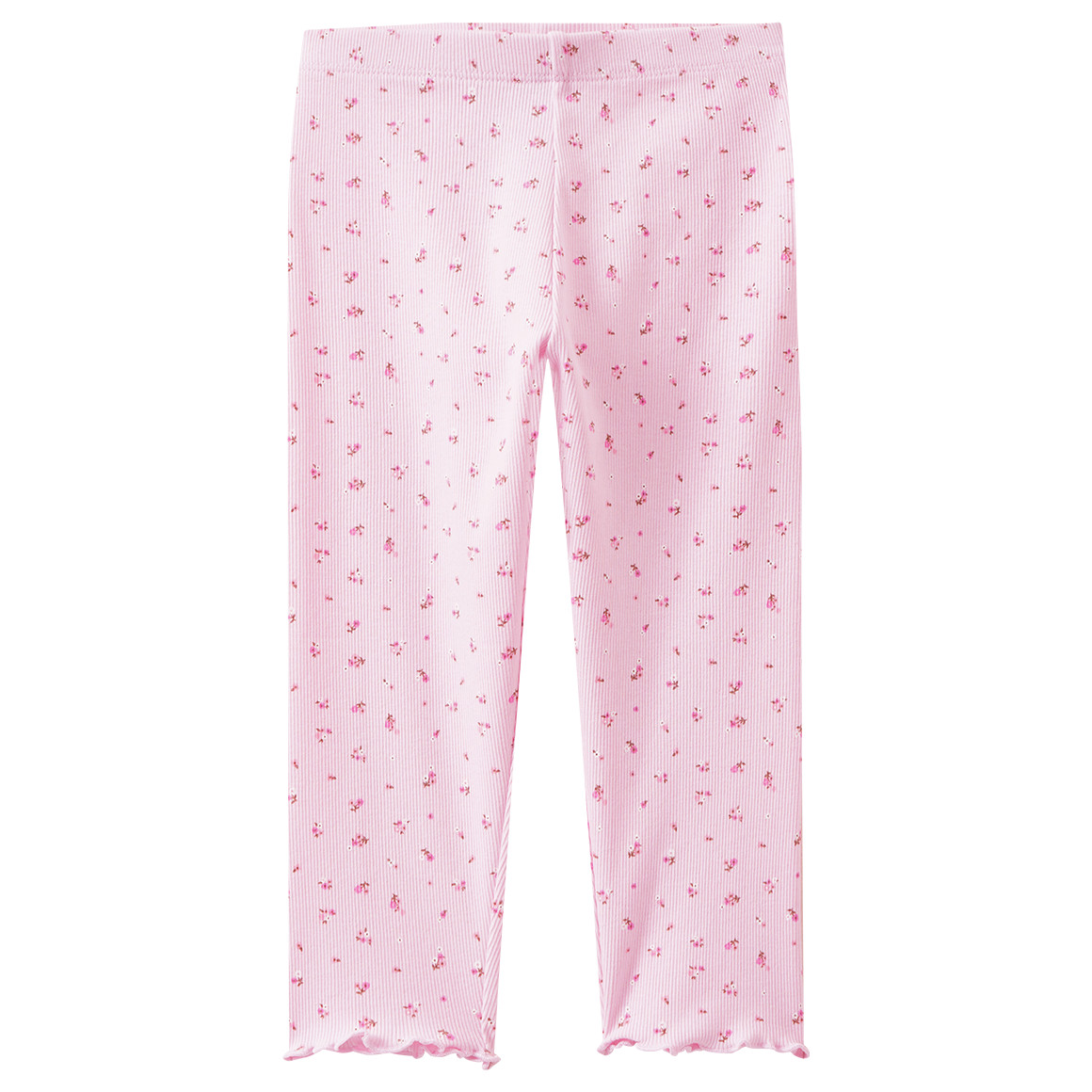 Mädchen Capri-Leggings mit Rippstruktur