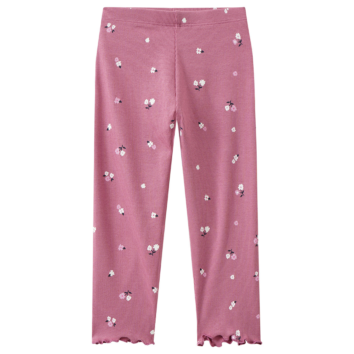 Mädchen Capri-Leggings mit Rippstruktur
