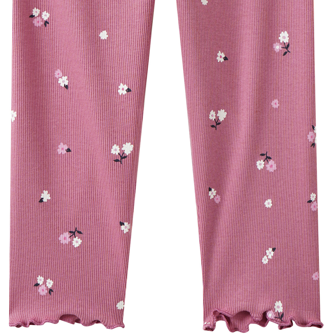 Mädchen Capri-Leggings mit Rippstruktur