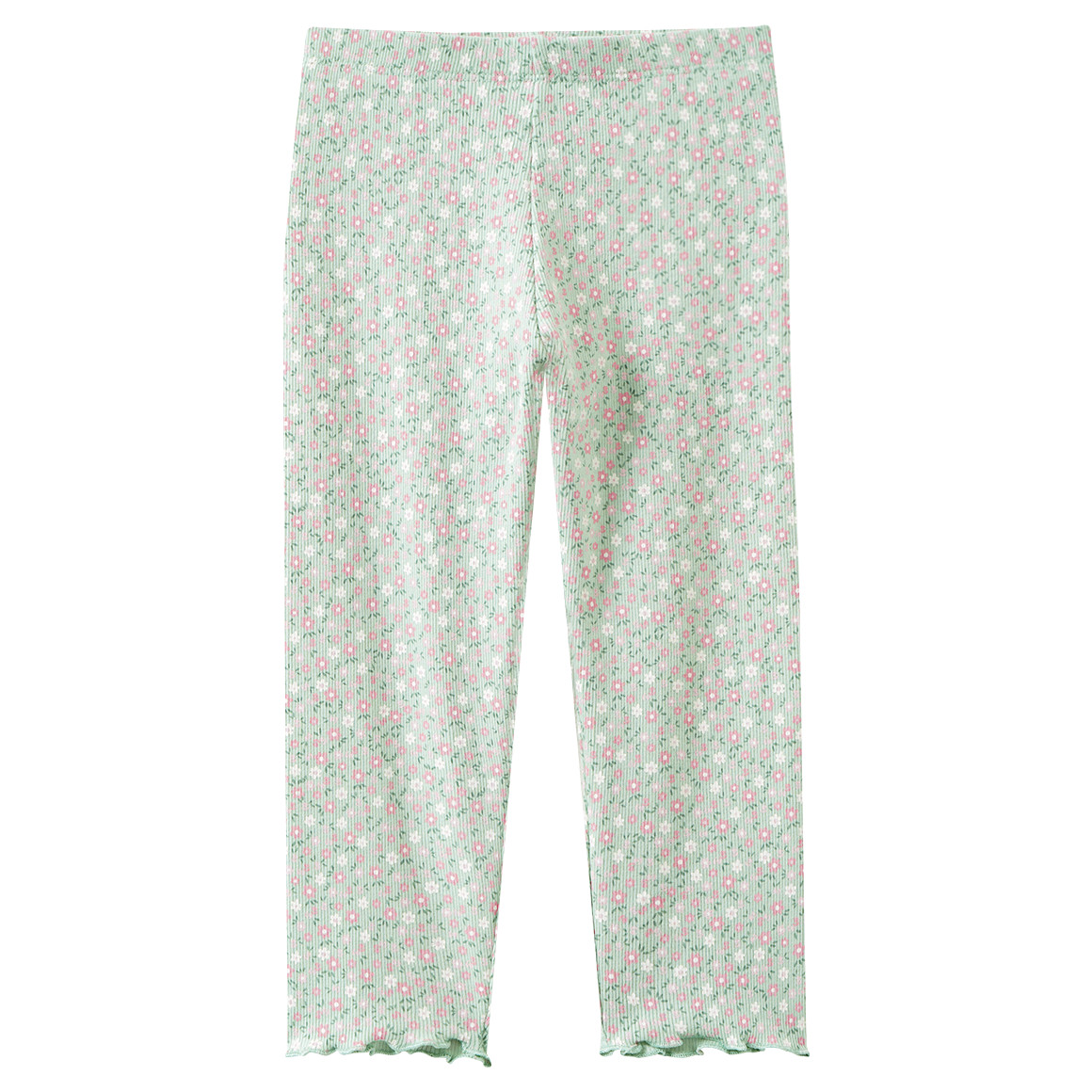 Mädchen Capri-Leggings mit Rippstruktur