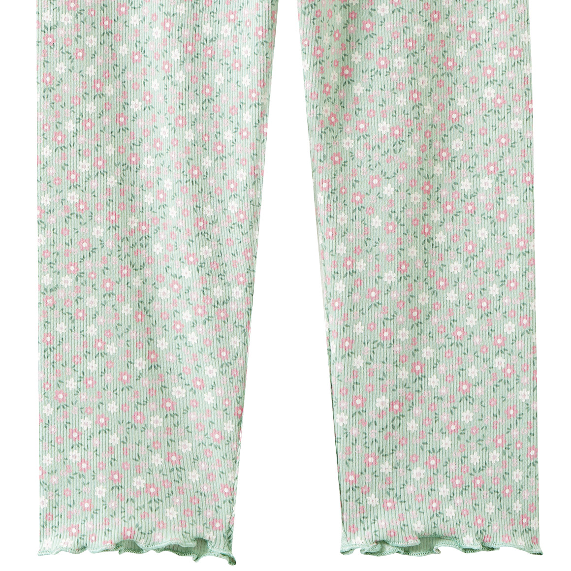 Mädchen Capri-Leggings mit Rippstruktur