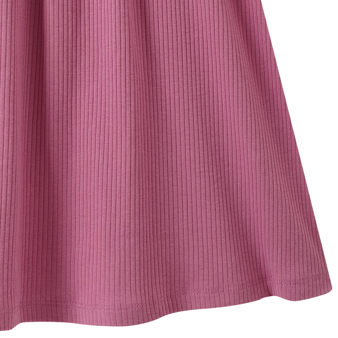 Mädchen Kleid mit Rippstruktur