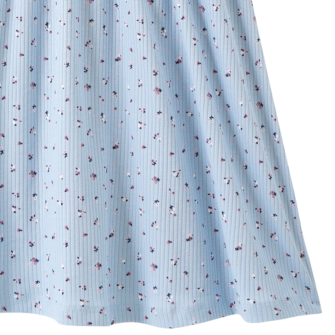 Mädchen Kleid mit Rippstruktur