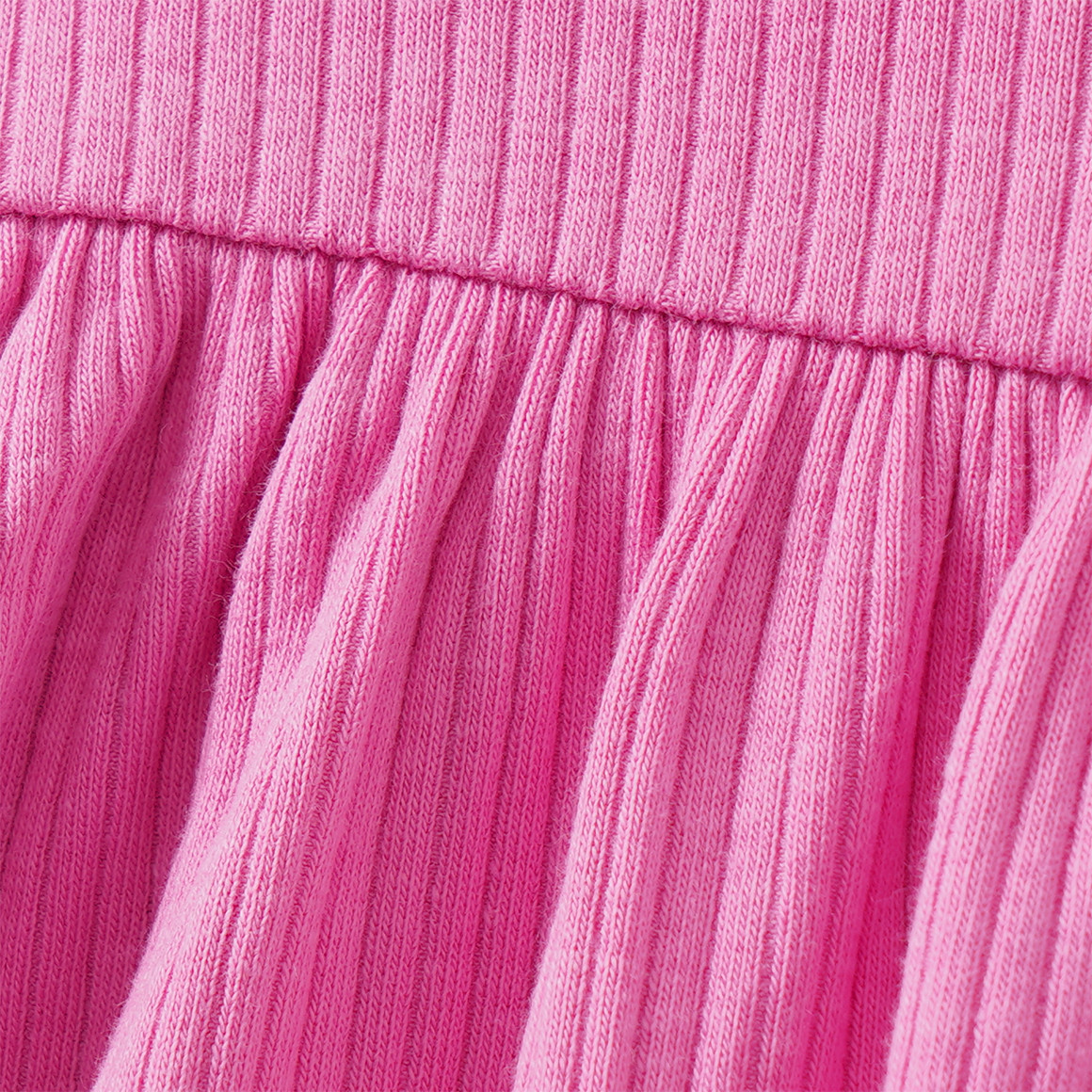 Mädchen Kleid mit Rippstruktur