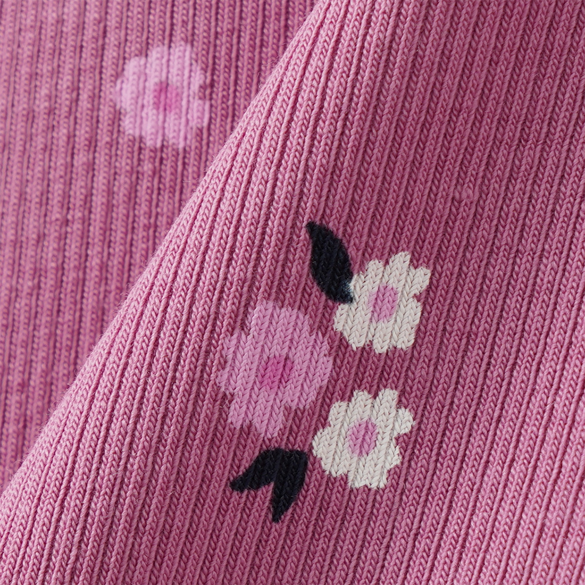 Mädchen T-Shirt mit Rippstruktur