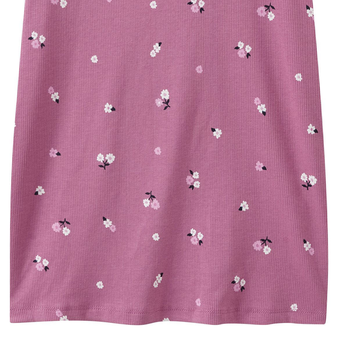 Mädchen T-Shirt mit Rippstruktur