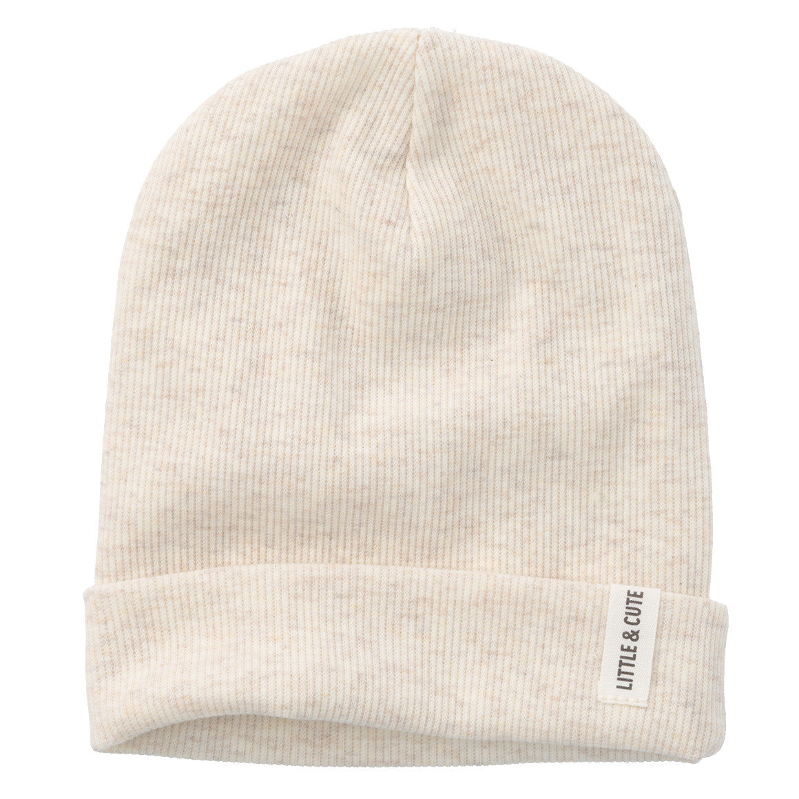 Baby Mütze mit Rippstruktur