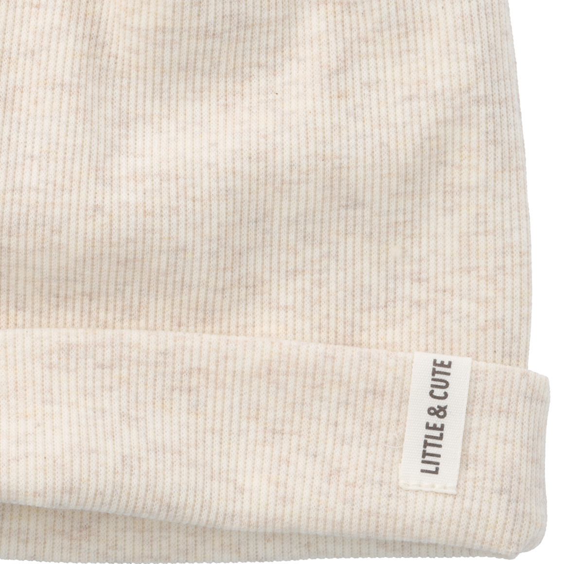 Baby Mütze mit Rippstruktur