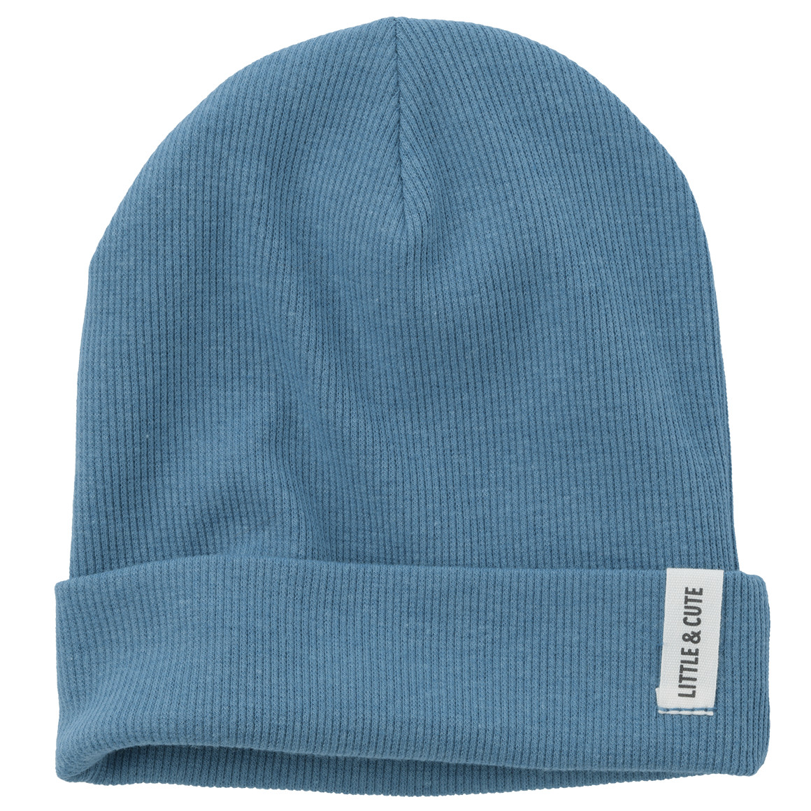 Baby Mütze mit Rippstruktur