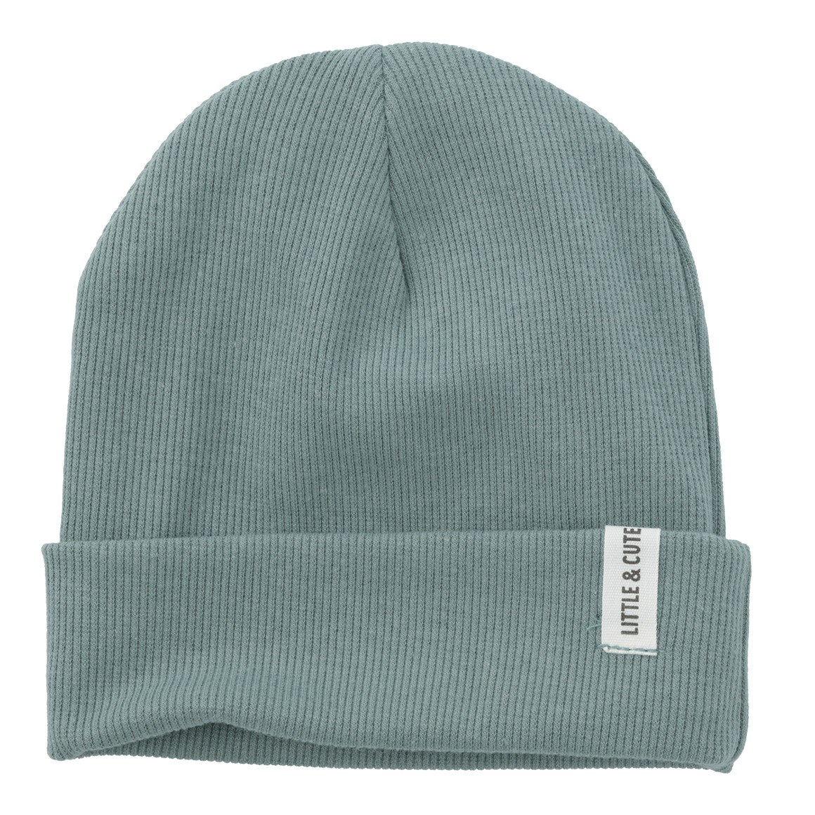 Baby Mütze mit Rippstruktur