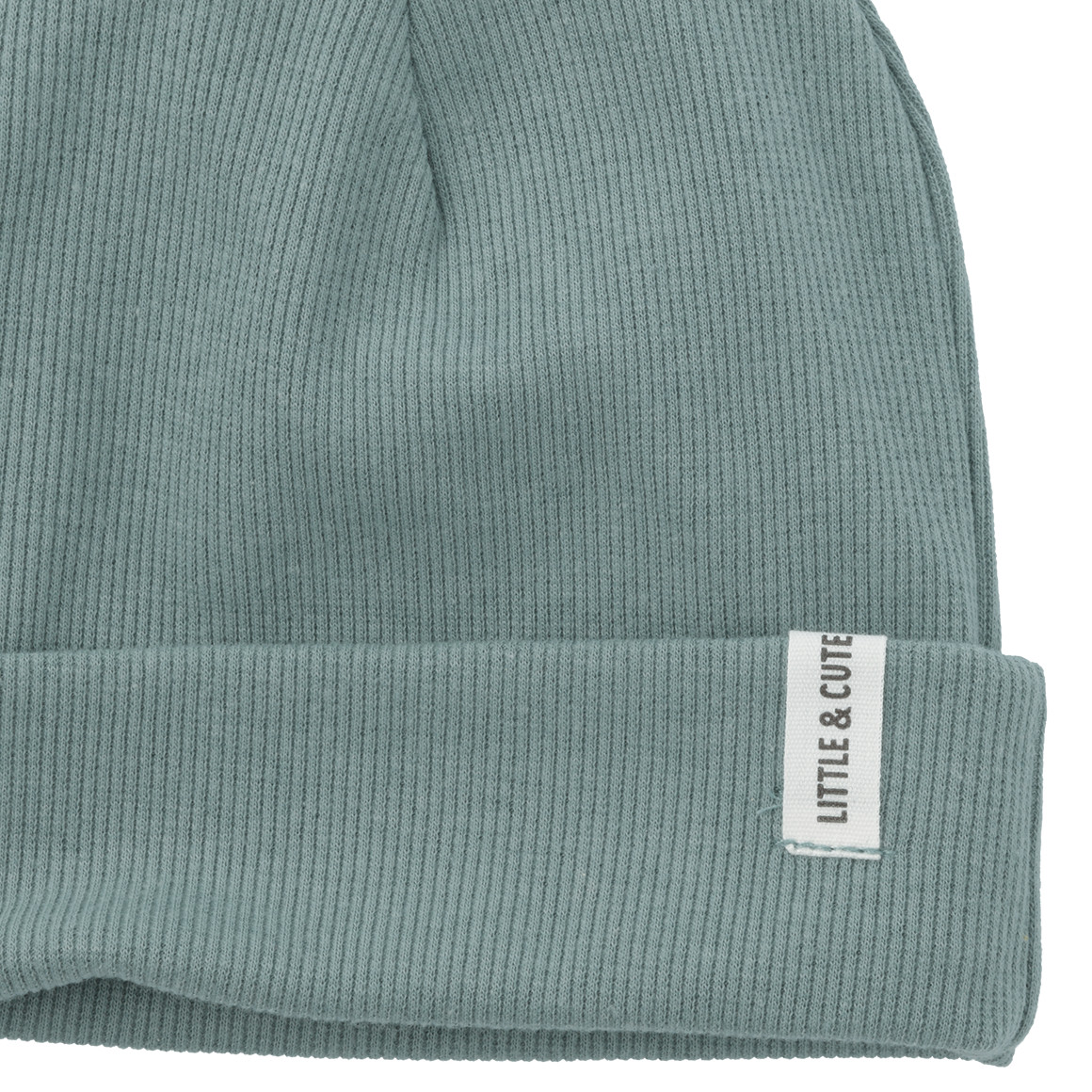 Baby Mütze mit Rippstruktur