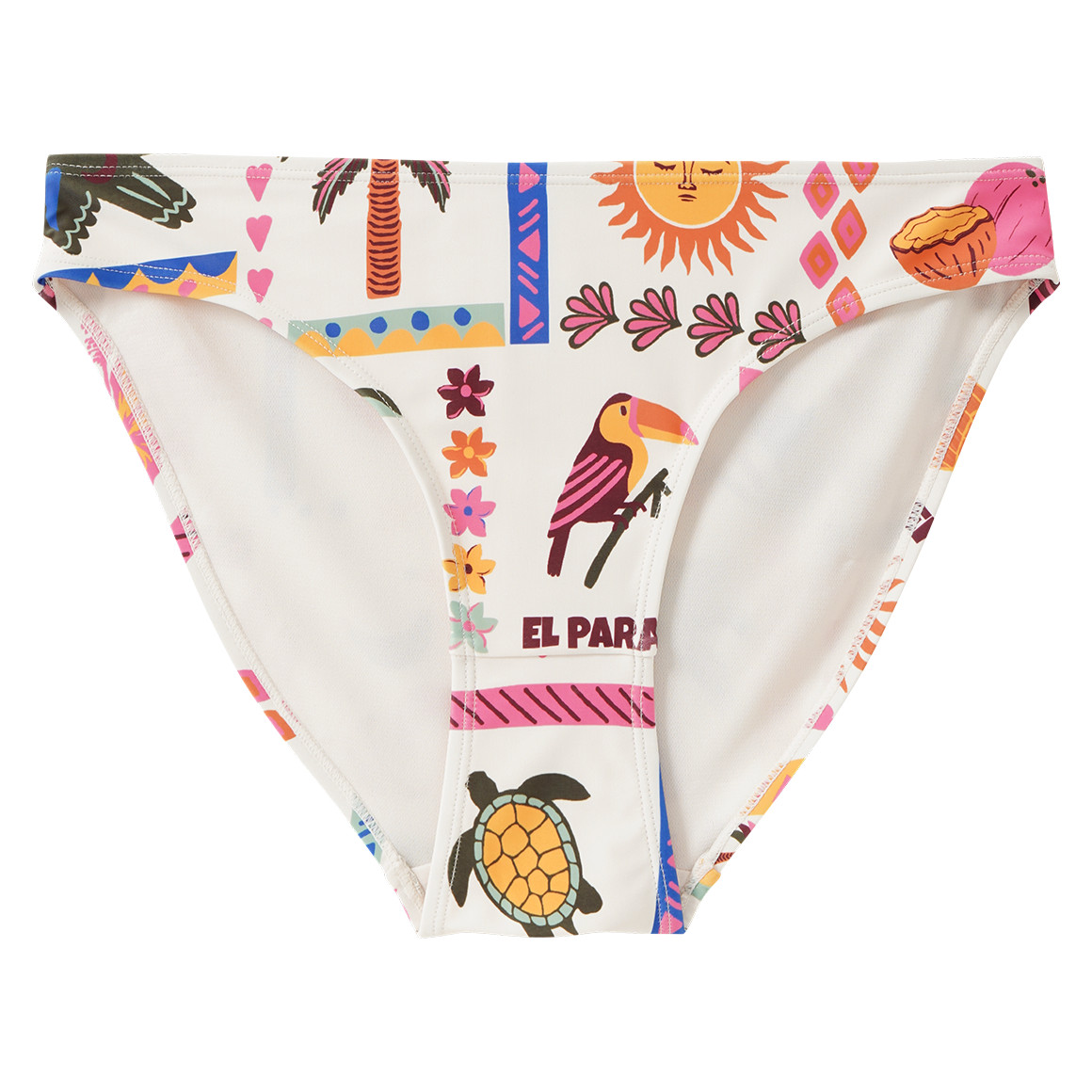 Damesbikinislip met all-over print