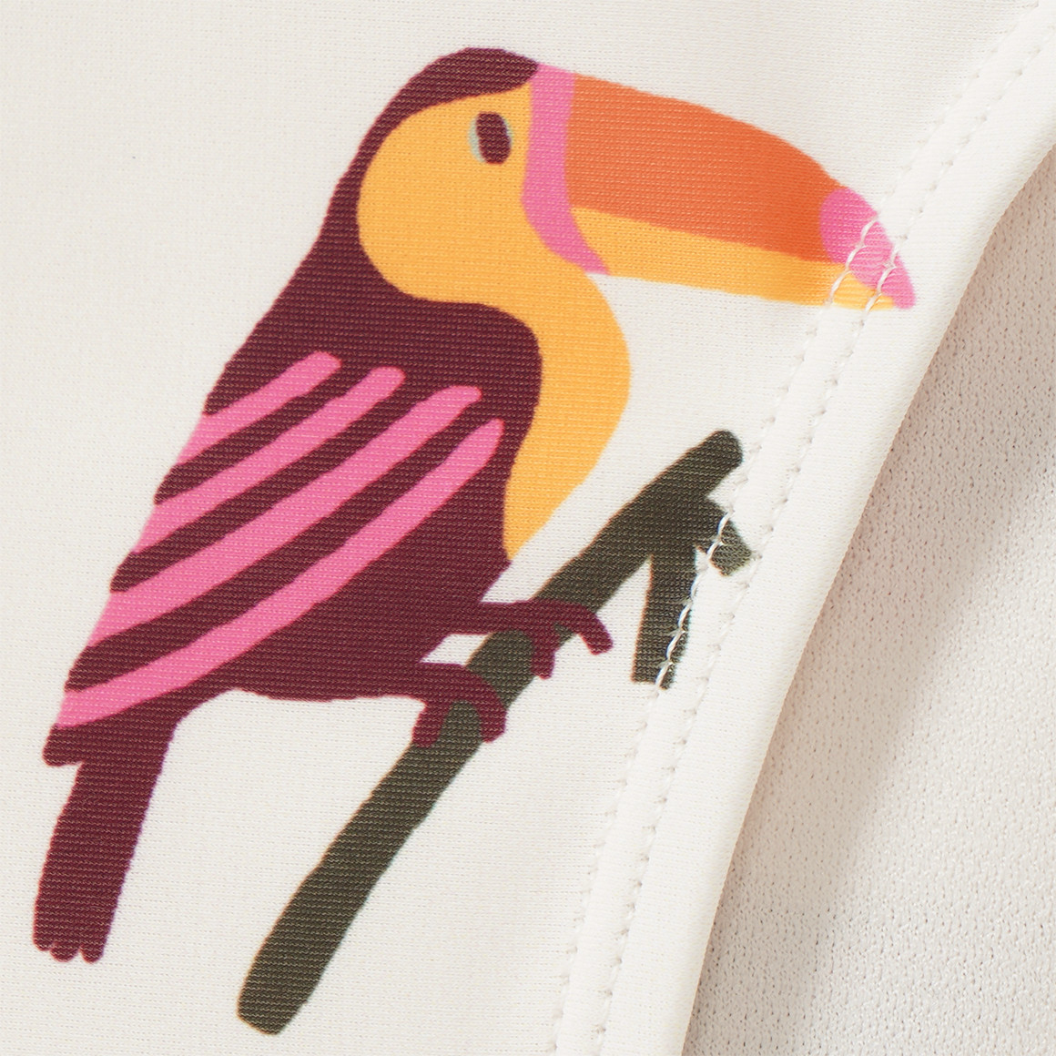 Damesbikinislip met all-over print