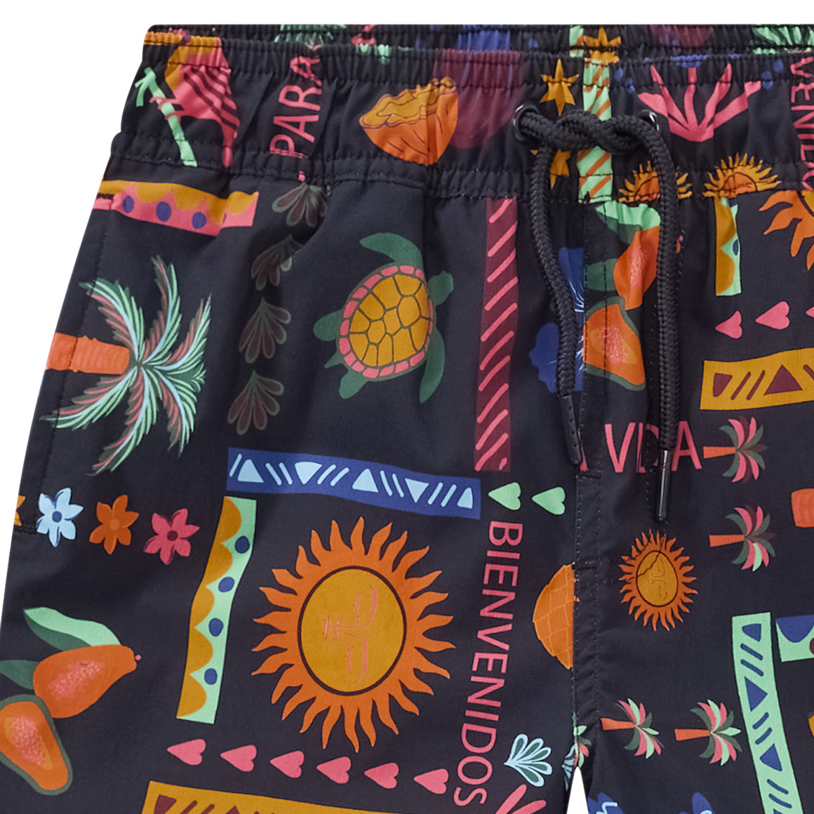 Jungen Badeshorts mit Allover-Print
