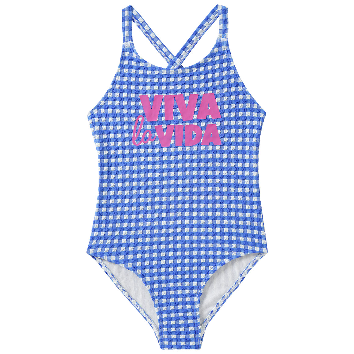 Mädchen Badeanzug mit Schriftzug