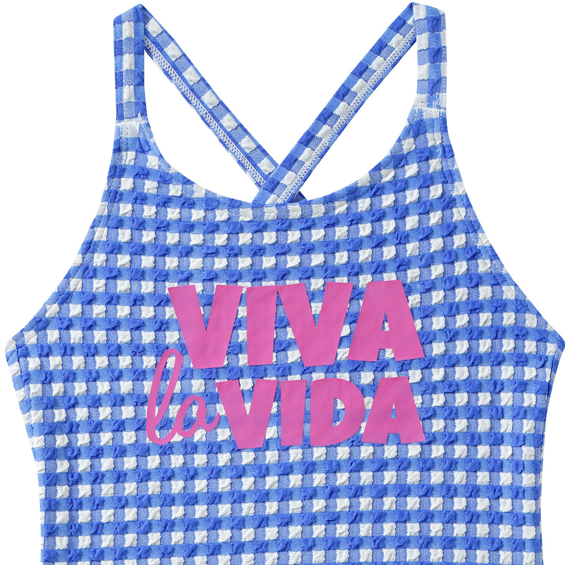 Mädchen Badeanzug mit Schriftzug