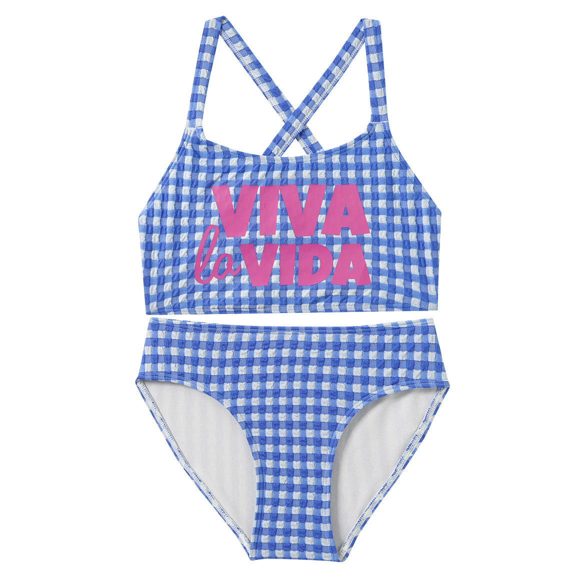 Mädchen Bikini mit Schriftzug