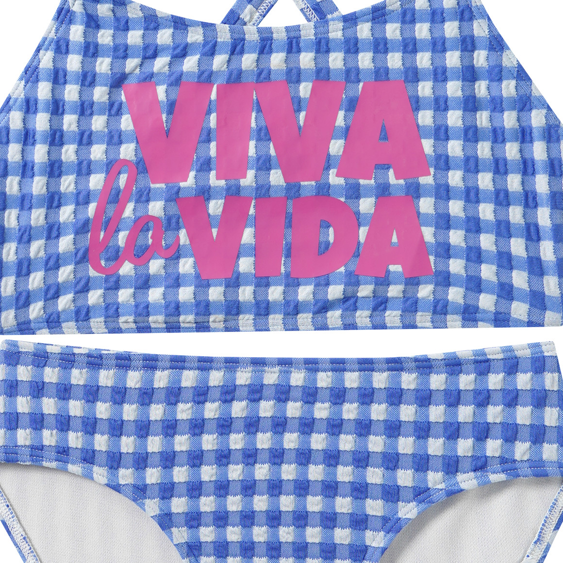 Mädchen Bikini mit Schriftzug